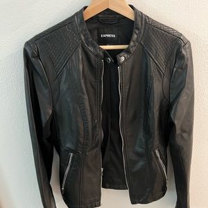 Express vegan leather jacket